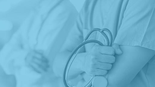 Stethoscope and gavel